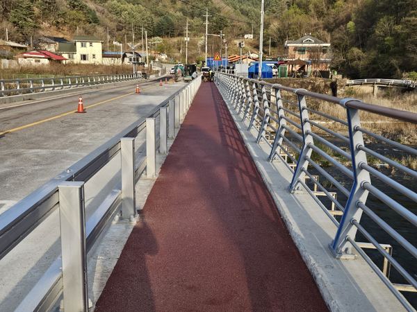 고방산교 교량 시공 현장 사진